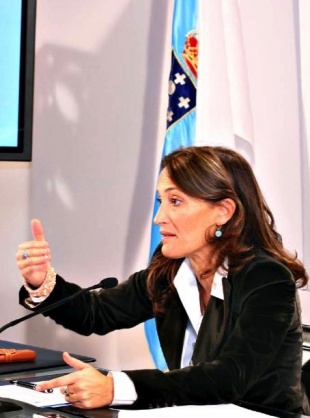 A conselleira de Vivenda, Teresa T&aacute;boas