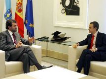 Quintana e Zapatero, na s&uacute;a &uacute;ltima xuntanza