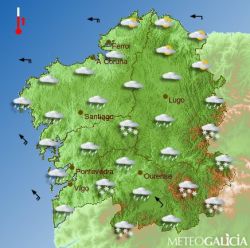 Predici&oacute;n de Meteogalicia