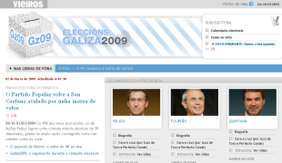 O especial electoral de Vieiros : Galiza 2009