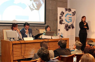 Carme Ad&aacute;n, secretaria xeral de Igualdade, Anxo Quintana, vicepresidente da Xunta, e Mar&iacute;a Xes&uacute;s Lago, secretaria xeral de Benestar