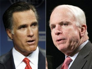 McCain, &aacute; dereita, poder&iacute;a tomar unha vantaxe case decisiva nas primarias republicanas poder&iacute;an