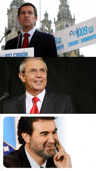As cabezas de candidatura de 2009
