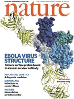 Capa da revista Nature na que se publica o estudo