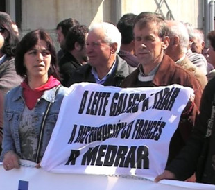 Os manifestantes demandan medidas que impidan a importaci&oacute;n a prezos tan baixos