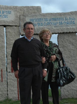 Serxio e Pepi&ntilde;a Andrade, este venres no Campo da Rata (A Coru&ntilde;a) / Foto: I.G.C.