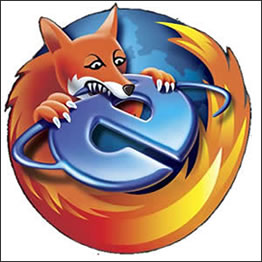 Firefox gáñalle a partida ó Explorer