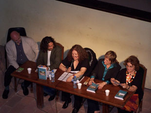De esquerda a dereita: Luis Cortese, Ruy Farías, Leticia Maronese, María Xosé Porteiro e Liliana Barela