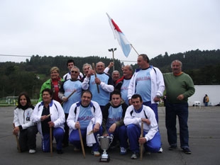 Imaxe da selecci&oacute;n galega coa I Copa Cant&aacute;brica