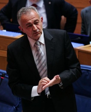 O conselleiro da Presidencia, M&eacute;ndez Romeu