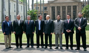 Os ministros de Economía dos países membros