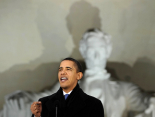 Barack Obama durante a s&uacute;a intervenci&oacute;n / Imaxe: Washington Post