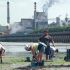 Unha imaxe da R&iacute;a de Pontevedra, con Elnosa ao fondo / Foto: Greenpeace