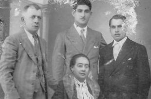 Ram&oacute;n Barreiro, asasinado en 1936 (&aacute; dereita da imaxe)