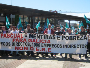 Os traballadores de Pascual levan meses protagonizando diferentes concentraci&oacute;ns