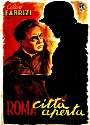 Cartel de 'Roma Citt&aacute; Aperta' de Roberto Rossellini
