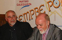Manuel Soto, &aacute; dereita, nunha foto de arquivo
