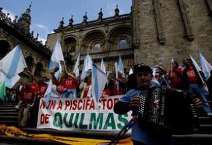 Concentraci&oacute;n en Compostela