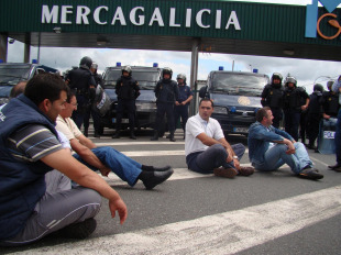 A presenza policial foi moi importante en todas as &aacute;reas comerciais de Santiago