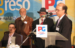 Imaxe do XI congreso do PG celebrado en Monforte en xaneiro de 2008