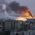 O n&uacute;mero de mortos xa supera os 750. Na imaxe, a Cidade de Gaza esta quinta feira