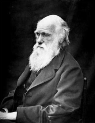 Darwin, en dúas etapas diferentes da súa vida