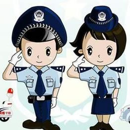 Jingjing e Chacha, os dous ciber policías que aparecen nalgunhas webs chinesas