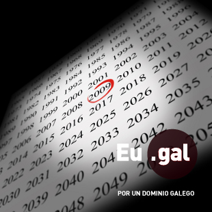 O so&ntilde;o de contar co .gal en 2009 esv&aacute;ese e xa se fala de 2010