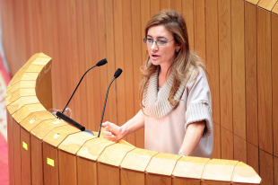 A conselleira Marta Fern&aacute;ndez Curr&aacute;s este m&eacute;rcores no Parlamento