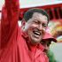 O presidente do PSUV, Hugo Chávez, en campaña