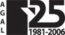 Logo do 25 aniversario da Agal