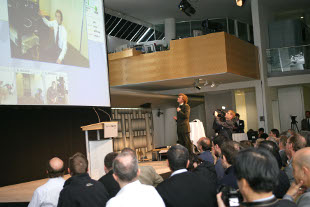 Un momento da presentaci&oacute;n en Viena / Austrian Research Centers