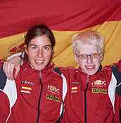 A atleta aprol&iacute;mpica Susana Rodr&iacute;guez (&aacute; dereita)