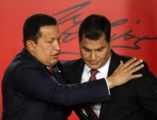 Ch&aacute;vez e Correa, esta quinta feira