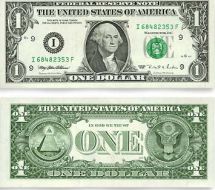 O dólar, de EUA, é a moeda internacional