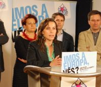 Ana Miranda, ao comezo da campaña