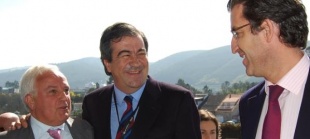 Baltar e Feijoo, nunha recente visita do ex ministro Álvarez Cascos