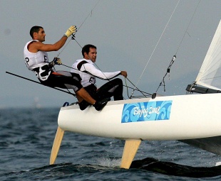 Antón Paz e Fernando Echávarri durante os últimos Xogos Olímpcios
