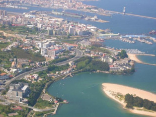 A Ria do Burgo ba&ntilde;a os concellos de Cambre, A Coru&ntilde;a, Culleredo e Oleiros