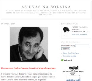Convocatoria no blog