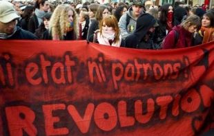 Manifestaci&oacute;n en Lyon