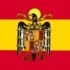 Bandeira espa&ntilde;ola durante o franquismo