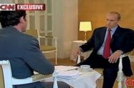 Un momento da entrevista