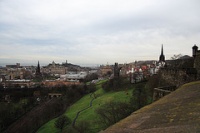 Vista do castelo de Edimburgo / Foto: Antonio Mart&iacute;nez