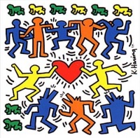 Unha das obras de Keith Haring