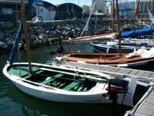 Unha buceta, embarcación típica da Ría de Ferrol e das Rías Altas