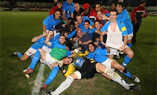O Ourense, despois de ga&ntilde;ar a Copa Federaci&oacute;n fronte ao Reus