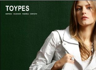 Detalle da web de Toypes, outra das grandes marcas que fai parte de Atexga