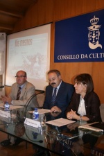 Manuel Luís Rodríguez, Ramón Villares e Pilar Cagiao