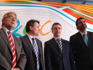 Os líderes de Galeuscat, en Madrid